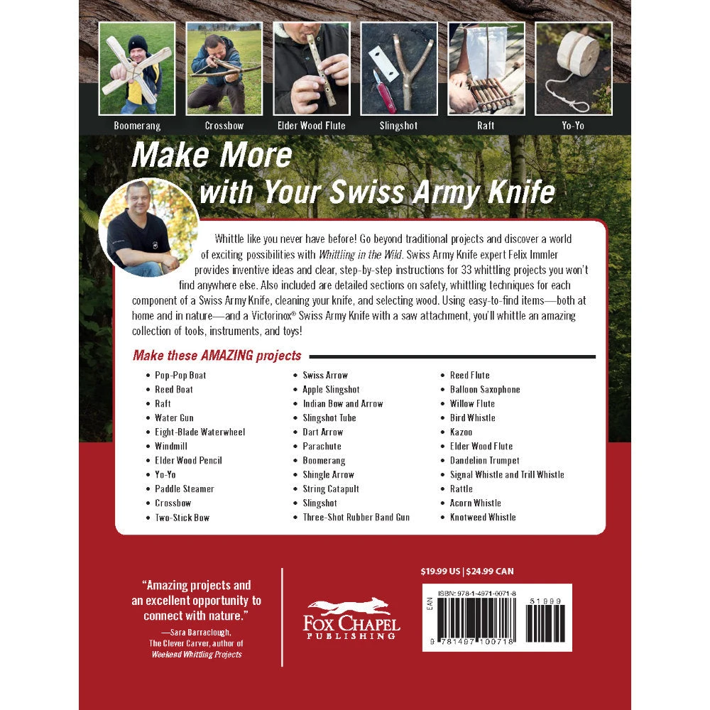 Victorinox Whittling In The Wild Swiss Army Knife Book By Felix Immler - Image 2