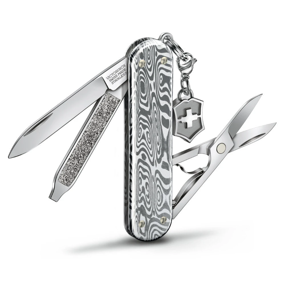 Victorinox Damast Classic SD Brilliant Swiss Army Knife