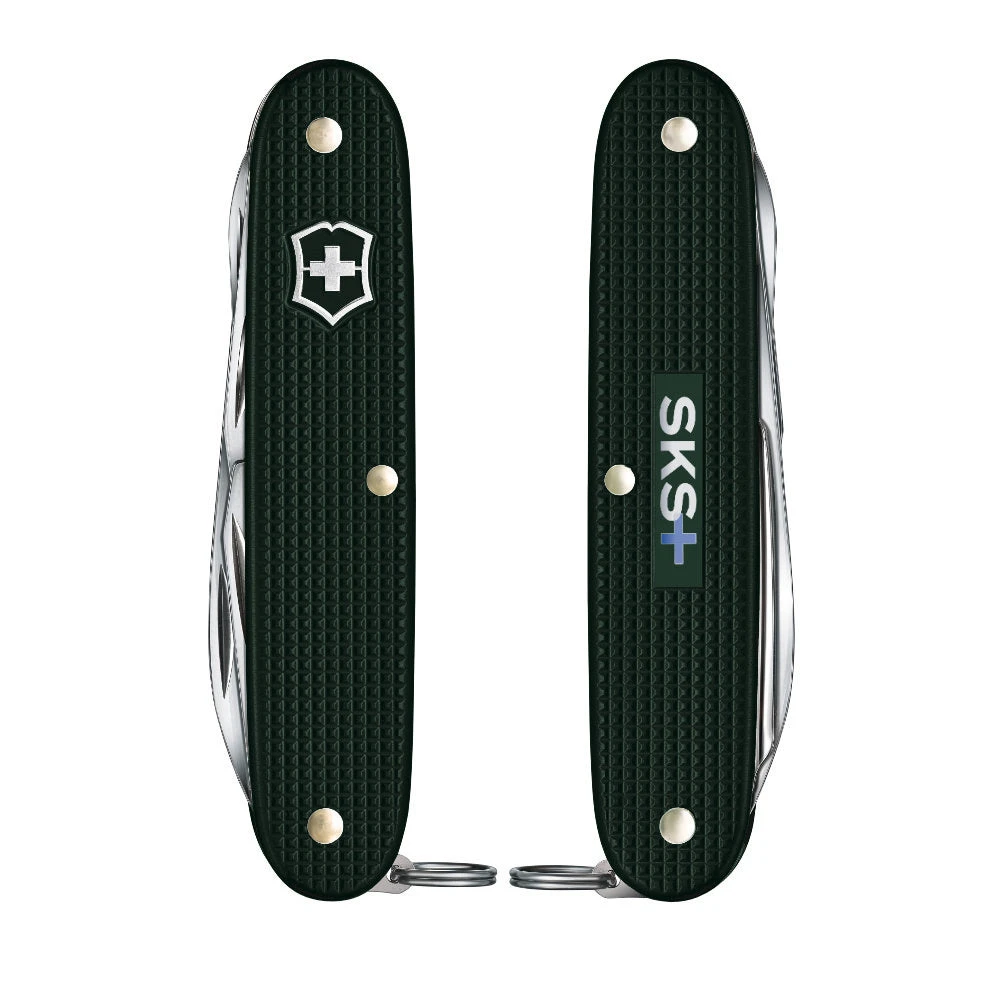 Victorinox Pioneer Green Alox Designer Swiss Army Knife - Image 2