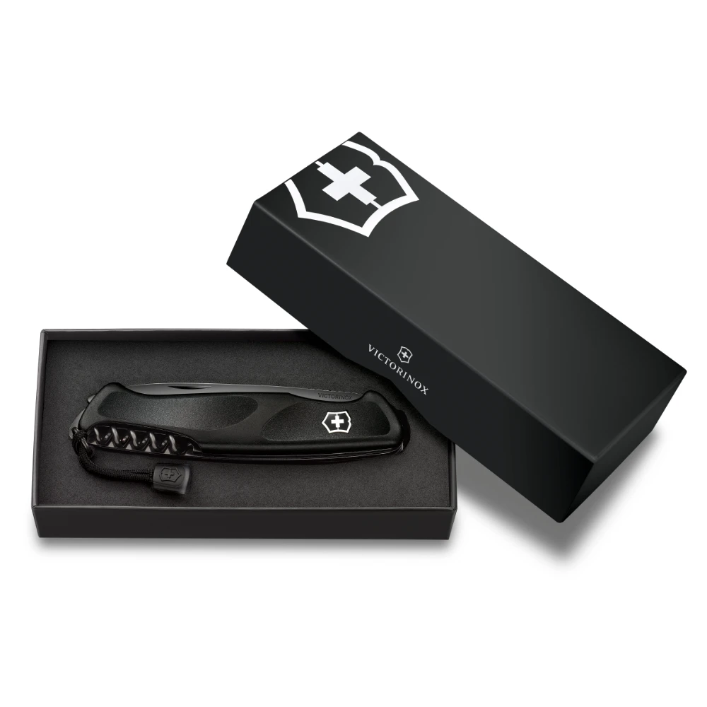 Victorinox Onyx Black RangerGrip 55 Lockblade Swiss Army Knife - Image 4