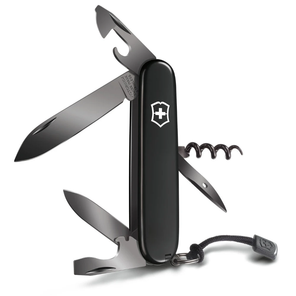 Victorinox Onyx Black Spartan Swiss Army Knife - Image 2