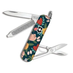Victorinox Hearts And Flowers Classic SD Designer Swiss Army Knife