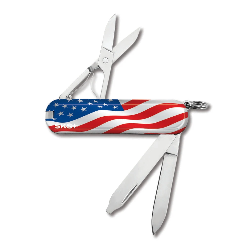 Victorinox US Flag Classic SD Designer Swiss Army Knife - Image 3