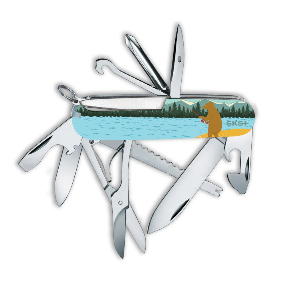 Victorinox Beary Good Catch Fisherman Designer Swiss Army Knife - Image 2