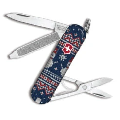 Victorinox Snowman Christmas Sweater Classic SD Designer Swiss Army Knife