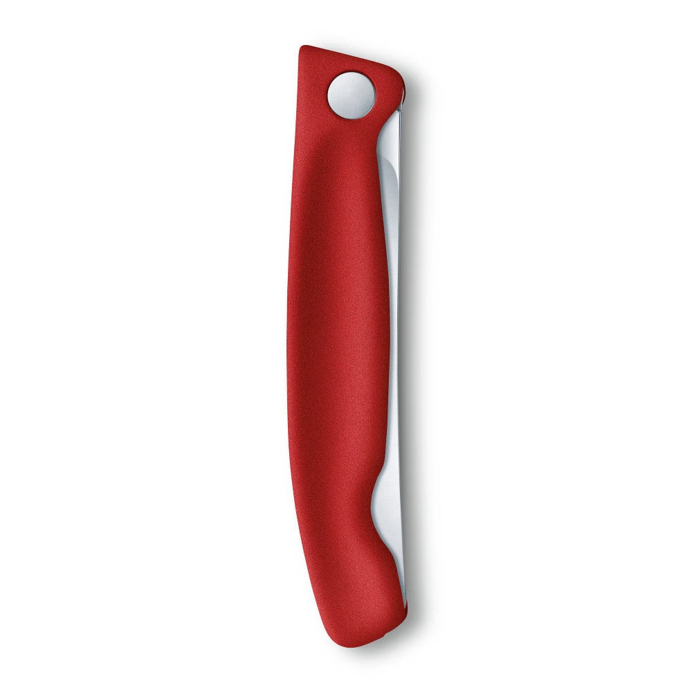 Swiss Classic 4.3" Foldable Serrated Paring Knife By Victorinox - Image 2