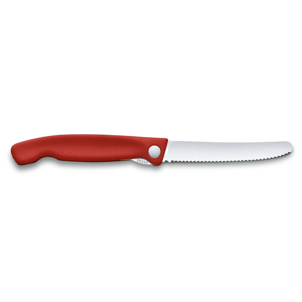 Swiss Classic 4.3" Foldable Serrated Paring Knife By Victorinox - Image 5