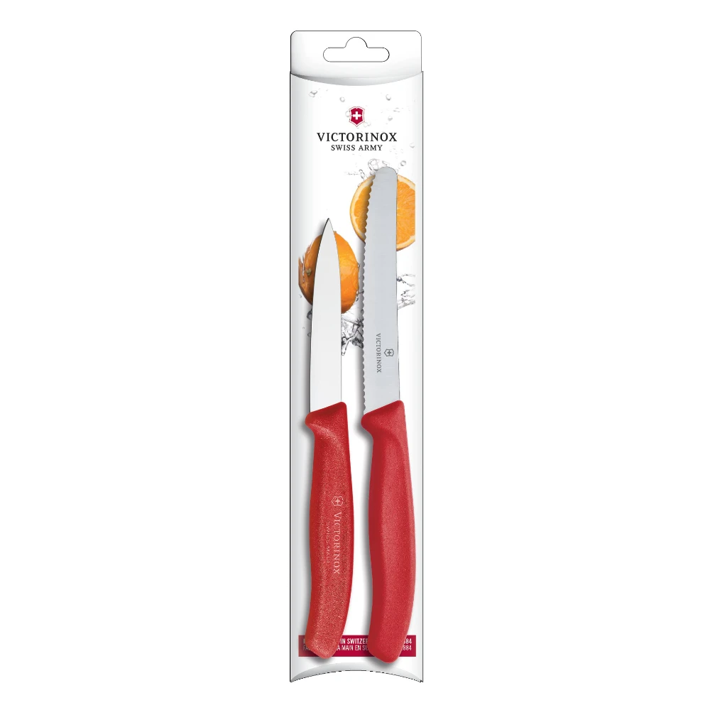 Victorinox Classic 4.25" Utility Knife And 3.25" Paring Knife Set - Image 7