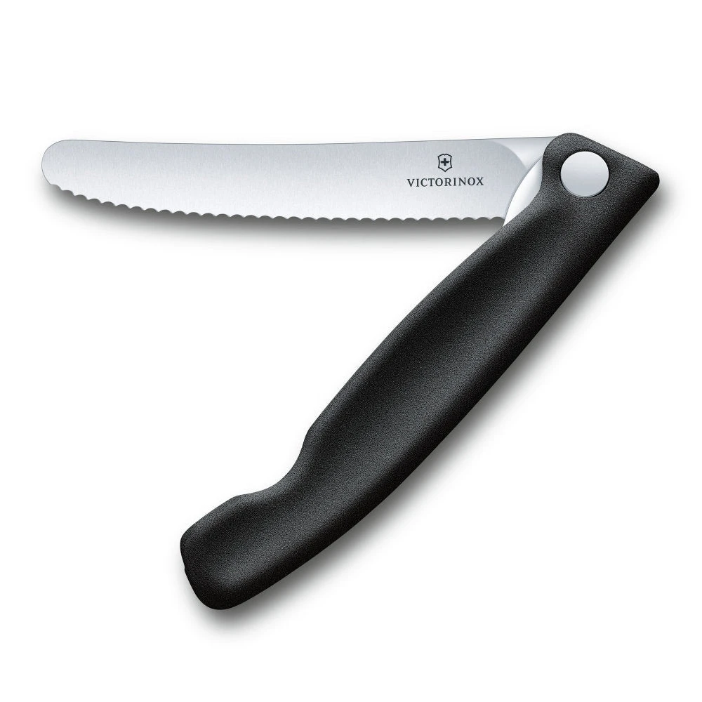 Swiss Classic 4.3" Foldable Serrated Paring Knife By Victorinox - Image 7