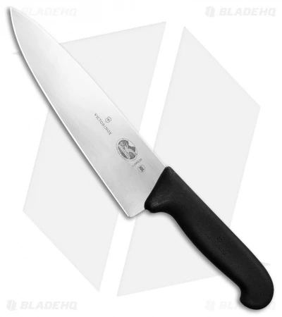 Victorinox Cutlery 8" Chef's Kitchen Knife W/ Black Fibrox Handle