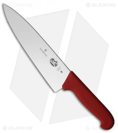 Victorinox Cutlery 8" Chef's Kitchen Knife Red Fibrox VN5206120