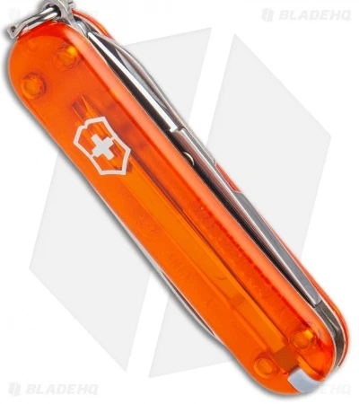 Victorinox Classic SD Fire Opal Polymer (2.25" Stainless Steel) - Image 2