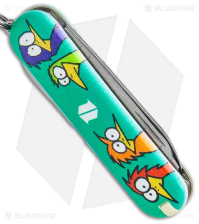 Victorinox Classic SD Swiss Army Knife Blade HQ/Frankie & Bird Exclusive Green - Image 3