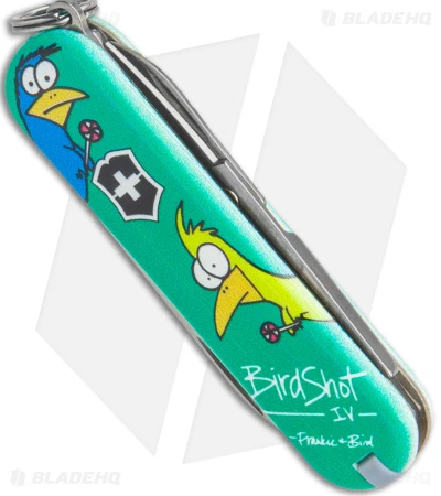 Victorinox Classic SD Swiss Army Knife Blade HQ/Frankie & Bird Exclusive Green - Image 2