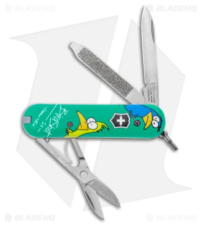 Victorinox Classic SD Swiss Army Knife Blade HQ/Frankie & Bird Exclusive Green