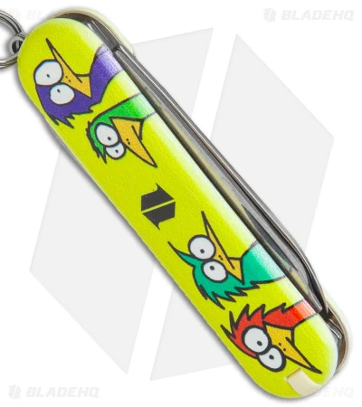 Victorinox Classic SD Swiss Army Knife Blade HQ/Frankie & Bird Exclusive Yellow - Image 3