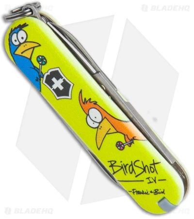 Victorinox Classic SD Swiss Army Knife Blade HQ/Frankie & Bird Exclusive Yellow - Image 2