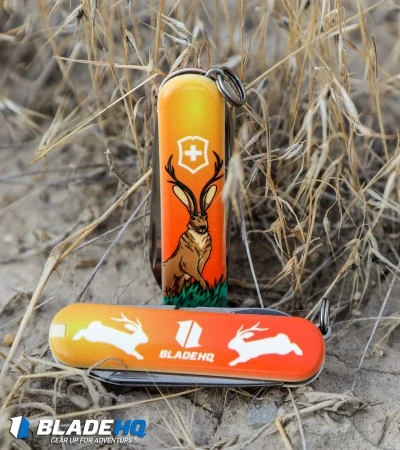 Victorinox Classic SD Swiss Army Knife Blade HQ Jackalope Exclusive - Image 5