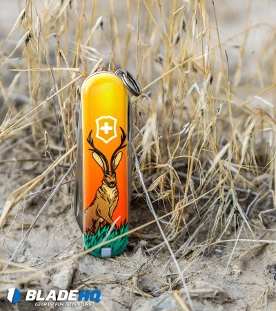 Victorinox Classic SD Swiss Army Knife Blade HQ Jackalope Exclusive - Image 6