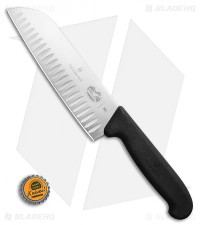 Victorinox Cutlery 6.25" Pro Santoku Kitchen Knife W/ Black Fibrox Handle - Image 3
