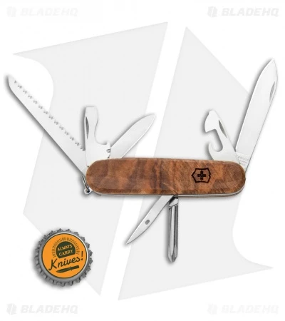 Victorinox Hiker Swiss Army Knife Walnut Wood - Image 4