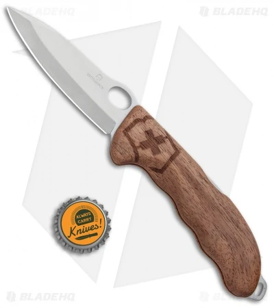 Victorinox Hunter Pro Lockback Knife Walnut Wood W/ Pouch (3.75") 0.9411.M63 - Image 5