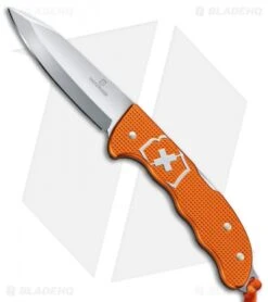 Victorinox Hunter Pro Alox Lockback Knife L. Tiger Orange Aluminum (3.8" Satin)