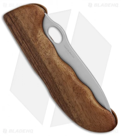 Victorinox Hunter Pro Lockback Knife Walnut Wood W/ Pouch (3.8" Bead Blast) - Image 2