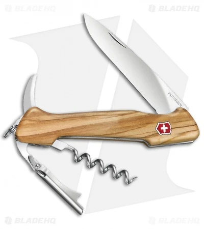 Victorinox Swiss Army Knife Wine Master Olive Wood