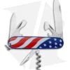 Victorinox Swiss Army Knife Tinker US Flag W/ Sharpener Combo Set 13603X6