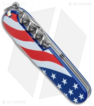 Victorinox Swiss Army Knife Tinker US Flag W/ Sharpener Combo Set 13603X6 - Image 2