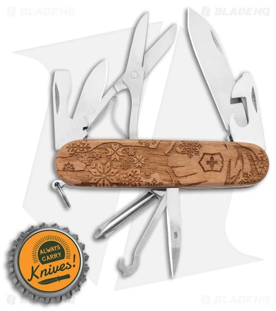 Victorinox Swiss Army Knife Super Tinker Wood Winter Magic 2022 - Image 5