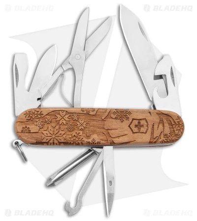 Victorinox Swiss Army Knife Super Tinker Wood Winter Magic 2022