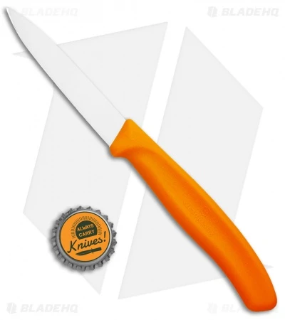 Victorinox Swiss Army Classic Paring Knife Orange (3" Satin) - Image 3