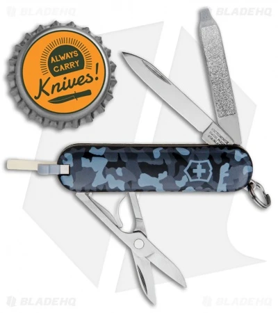 Victorinox Swiss Army Knife Classic SD Navy Camouflage - Image 4