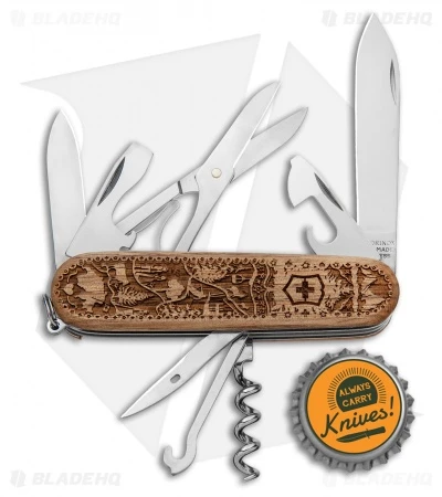 Victorinox Swiss Army Knife Climber Wood Swiss Spirit Special Edition - Image 4