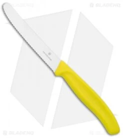 Victorinox Swiss Army Paring Knife Yellow (4" Satin Full Serr)
