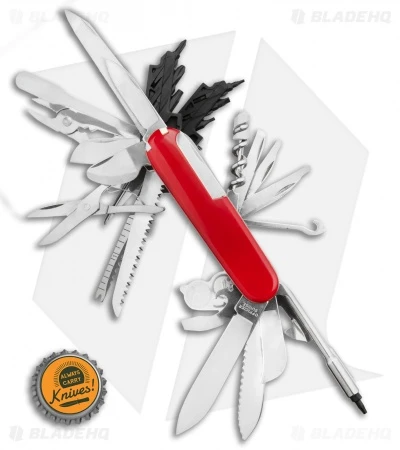 Victorinox Swiss Champ XXL Swiss Army Knife Red - Image 5