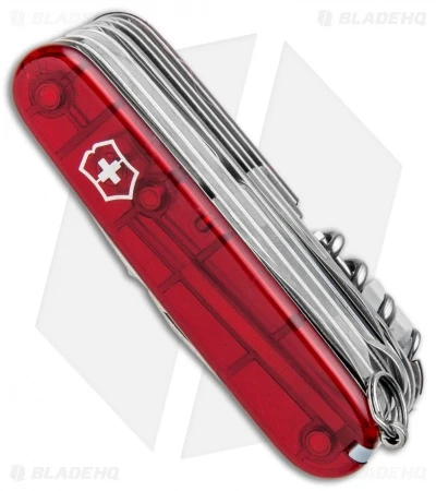 Victorinox SwissChamp Swiss Army Knife Translucent Ruby 53506 - Image 2