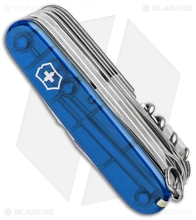 Victorinox SwissChamp Swiss Army Knife Translucent Sapphire 53507 - Image 2