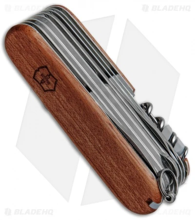 Victorinox SwissChamp Swiss Army Knife W/ Wood Handle 53526 - Image 2