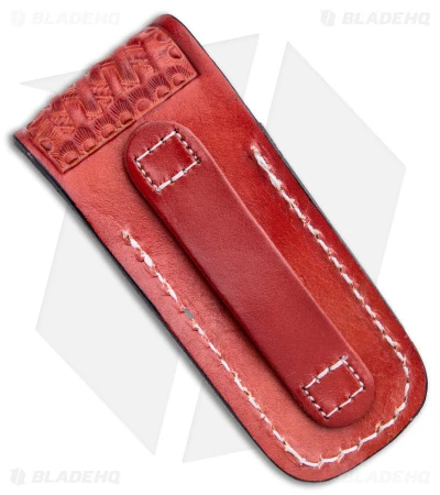 Victorinox Zermatt Medium Red Leather Belt Pouch - Image 2