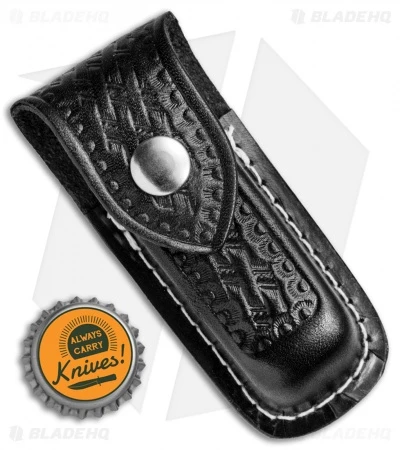 Victorinox Zermatt Large 4.5" Black Leather Belt Sheath - 33207 - Image 2