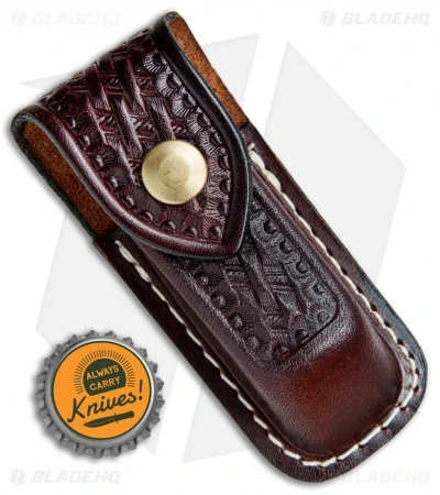 Victorinox Zermatt Large 4.5" Brown Leather Belt Sheath - 33203 - Image 2