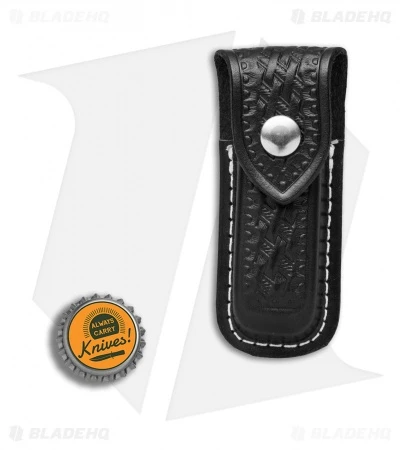 Victorinox Zermatt Large Black Leather Belt Pouch 33208 - Image 2