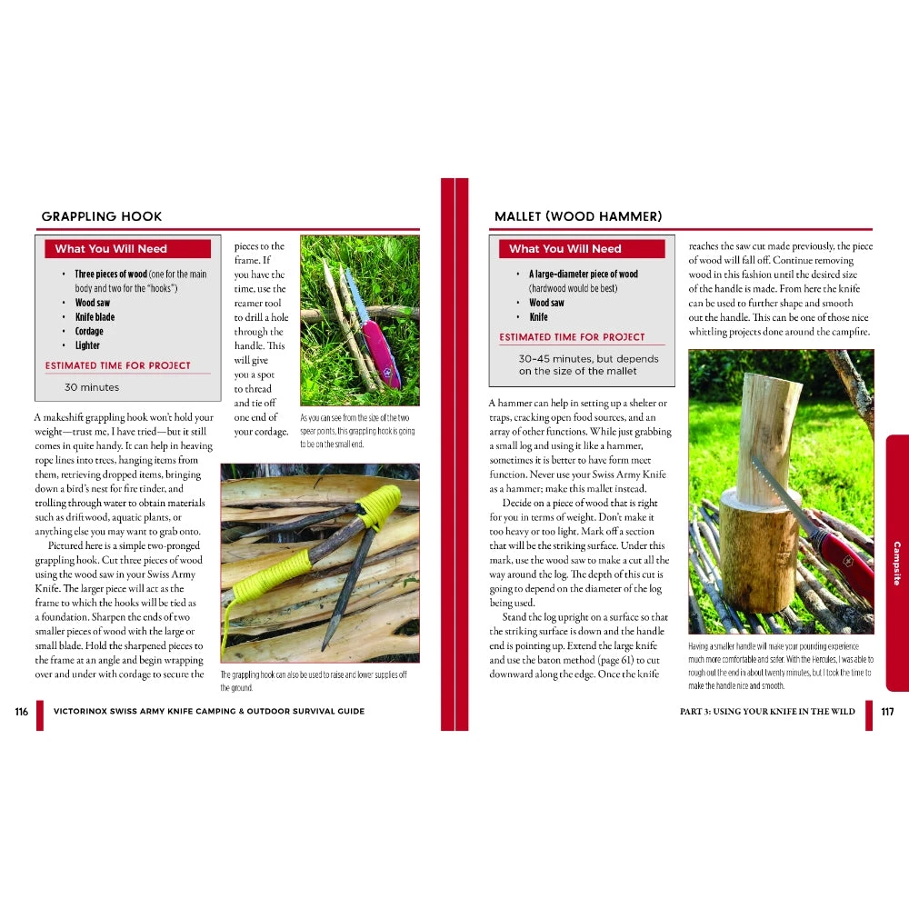 Victorinox Swiss Army Knife Camping & Outdoor Survival Guide Book - Image 7