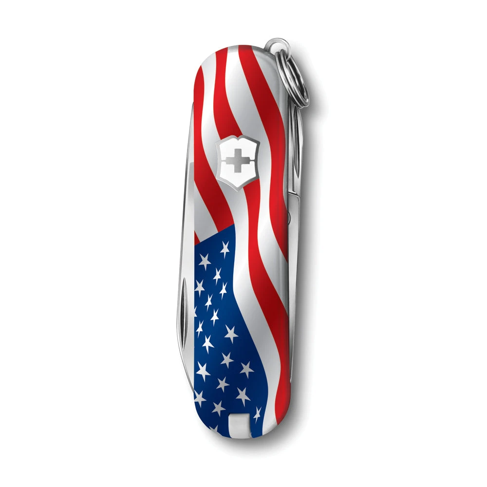 Victorinox US Flag Classic SD Designer Swiss Army Knife - Image 2