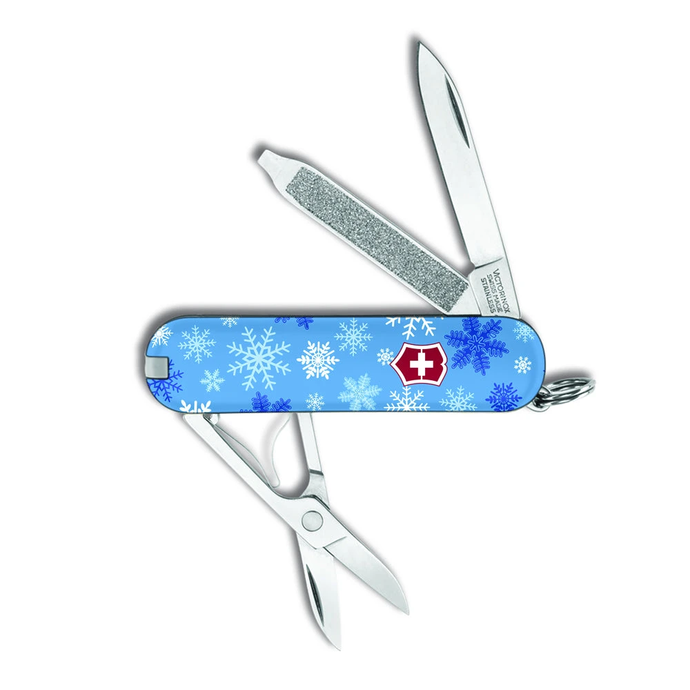 Victorinox Snowflakes Classic SD Designer Swiss Army Knife