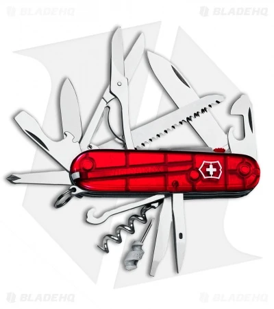 Victorinox Swiss Army Knife Huntsman Lite Ruby Red