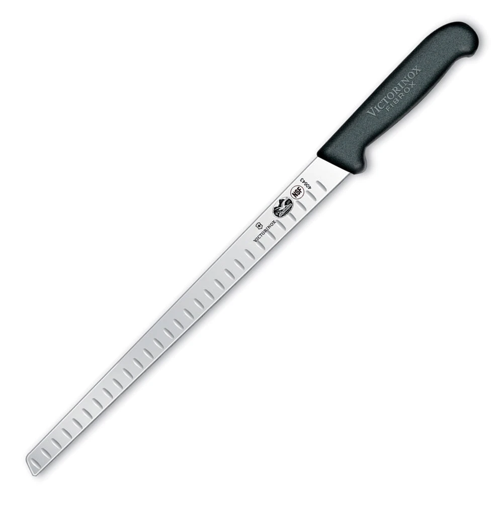 Fibrox Pro 12" Flexible Granton Edge Slicing Knife By Victorinox